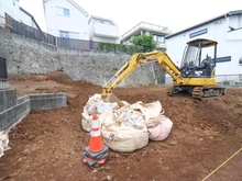 【神奈川県/横浜市神奈川区二本榎】神奈川区二本榎　新築戸建 建築中の外観