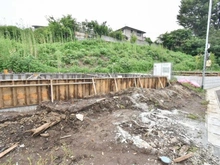 【神奈川県/横浜市神奈川区菅田町】神奈川区菅田町新築戸建1号棟（全12区画） 建築中の外観：全１２区画
