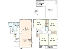 【神奈川県/横浜市神奈川区菅田町】神奈川区菅田町新築戸建3号棟（全12区画） 間取り図