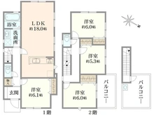【神奈川県/横浜市神奈川区菅田町】神奈川区菅田町新築戸建10号棟（全12区画） 間取り図