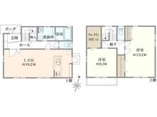 【東京都/町田市山崎町】町田市山崎町　中古戸建 間取り図