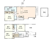【神奈川県/横浜市保土ケ谷区岩井町】横浜市保土ヶ谷区岩井町　新築戸建 間取り図