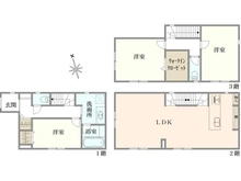 【神奈川県/横浜市南区中里】南区中里1丁目　中古戸建 間取り図