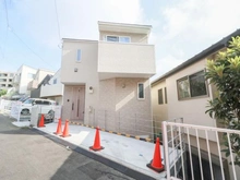 【神奈川県/横浜市神奈川区松見町】神奈川区松見町4丁目　新築戸建 建築中の外観
