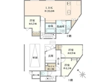 【神奈川県/横浜市西区境之谷】西区境之谷　新築戸建 間取り図