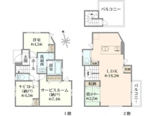 【神奈川県/横浜市西区元久保町】西区元久保町　新築戸建 間取り図