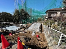 【東京都/町田市大蔵町】大蔵町　新築戸建　A号棟／全2棟 建築中の外観