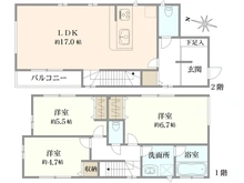 【東京都/町田市大蔵町】大蔵町　新築戸建　A号棟／全2棟 間取り図