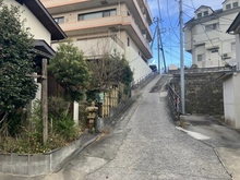 【神奈川県/横浜市西区東ケ丘】横浜市西区東ケ丘　戸建 前面道路