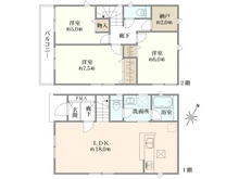 【神奈川県/横浜市保土ケ谷区常盤台】保土ヶ谷区常盤台　新築戸建　5号棟／全5棟 間取り図