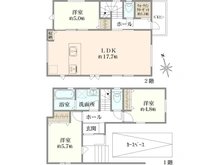 【神奈川県/横浜市南区三春台】南区三春台　新築戸建 間取り図