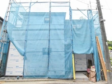 【神奈川県/横浜市神奈川区菅田町】神奈川区菅田町　新築戸建 建築中の外観