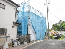 【神奈川県/横浜市神奈川区菅田町】神奈川区菅田町　新築戸建 建築中の外観