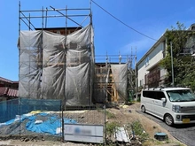 【神奈川県/鎌倉市浄明寺】鎌倉市浄明寺4丁目新築戸建て 建築中の外観