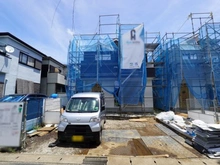 【神奈川県/藤沢市高倉】藤沢市高倉 新築戸建 1号棟 建築中の外観
