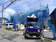 【神奈川県/藤沢市高倉】藤沢市高倉 新築戸建 2号棟 建築中の外観
