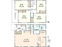 【神奈川県/藤沢市高倉】藤沢市高倉 新築戸建 2号棟 間取り図