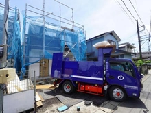【神奈川県/藤沢市高倉】藤沢市高倉 新築戸建 3号棟 建築中の外観