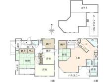 【神奈川県/鎌倉市七里ガ浜】七里ガ浜　中古戸建 間取り図