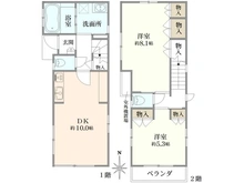 【神奈川県/藤沢市羽鳥】藤沢市羽鳥5丁目　一戸建 間取り図