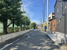 【神奈川県/藤沢市鵠沼桜が岡】藤沢市鵠沼桜が岡4丁目　新築分譲住宅 前面道路