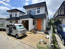 【神奈川県/藤沢市辻堂】藤沢市辻堂5丁目　1号棟／全2棟 建築中の外観：全2棟