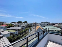 【神奈川県/鎌倉市腰越】鎌倉市腰越3丁目　新築一戸建て 眺望：テラスからの眺望