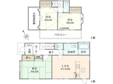 【神奈川県/藤沢市下土棚】藤沢市下土棚 一戸建 間取り図