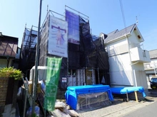 【神奈川県/平塚市千石河岸】平塚市千石河岸 新築戸建 建築中の外観