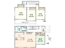 【神奈川県/平塚市千石河岸】平塚市千石河岸 新築戸建 間取り図