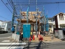 【神奈川県/藤沢市片瀬】藤沢市片瀬5丁目　新築一戸建て 建築中の外観