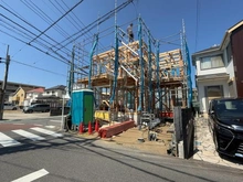 【神奈川県/藤沢市片瀬】藤沢市片瀬5丁目　新築一戸建て 建築中の外観