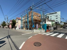 【神奈川県/藤沢市片瀬】藤沢市片瀬5丁目　新築一戸建て 建築中の外観