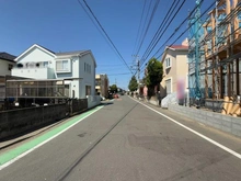 【神奈川県/藤沢市片瀬】藤沢市片瀬5丁目　新築一戸建て 前面道路