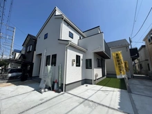 【神奈川県/藤沢市辻堂】藤沢市辻堂3丁目 新築一戸建て 1号棟/全2棟 外観：全2棟　写真内手前側が1号棟です。