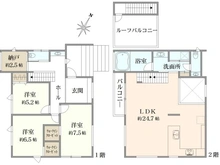 【神奈川県/鎌倉市腰越】鎌倉市腰越2丁目戸建て 間取り図