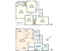 【神奈川県/藤沢市辻堂東海岸】藤沢市辻堂東海岸3丁目 新築一戸建て 間取り図