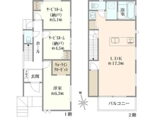 【神奈川県/藤沢市石川】藤沢市石川/新築分譲住宅 1号棟 間取り図