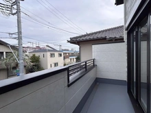 【神奈川県/藤沢市本鵠沼】藤沢市本鵠沼3丁目　新築戸建　3号棟/全3棟 バルコニー