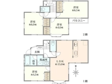 【神奈川県/茅ヶ崎市東海岸北】茅ヶ崎市東海岸北5丁目 一戸建 間取り図