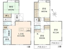 【神奈川県/藤沢市柄沢】藤沢市柄沢 一戸建 間取り図