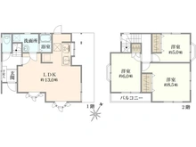 【神奈川県/藤沢市鵠沼藤が谷】藤沢市鵠沼藤が谷4丁目 一戸建 間取り図