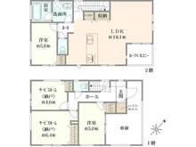【神奈川県/藤沢市善行】藤沢市善行1丁目新築戸建 1号棟 間取り図