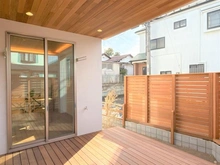 【神奈川県/茅ヶ崎市浜竹】茅ヶ崎市浜竹4丁目新築戸建A棟/全2棟 フリースペース：ウッドデッキ