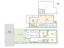 【神奈川県/茅ヶ崎市浜竹】茅ケ崎市浜竹3丁目　新築戸建て 間取り図