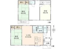 【神奈川県/茅ヶ崎市白浜町】茅ヶ崎市白浜町 中古一戸建て 間取り図