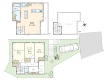 【神奈川県/藤沢市片瀬】藤沢市片瀬4丁目　新築戸建 2号棟 間取り図