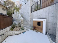 【神奈川県/藤沢市片瀬】藤沢市片瀬4丁目　新築戸建 3号棟 アプローチ