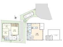 【神奈川県/藤沢市片瀬】藤沢市片瀬4丁目　新築戸建 3号棟 間取り図