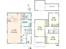 【神奈川県/藤沢市辻堂太平台】藤沢市辻堂太平台1丁目 新築一戸建て 3号棟/全3棟 間取り図